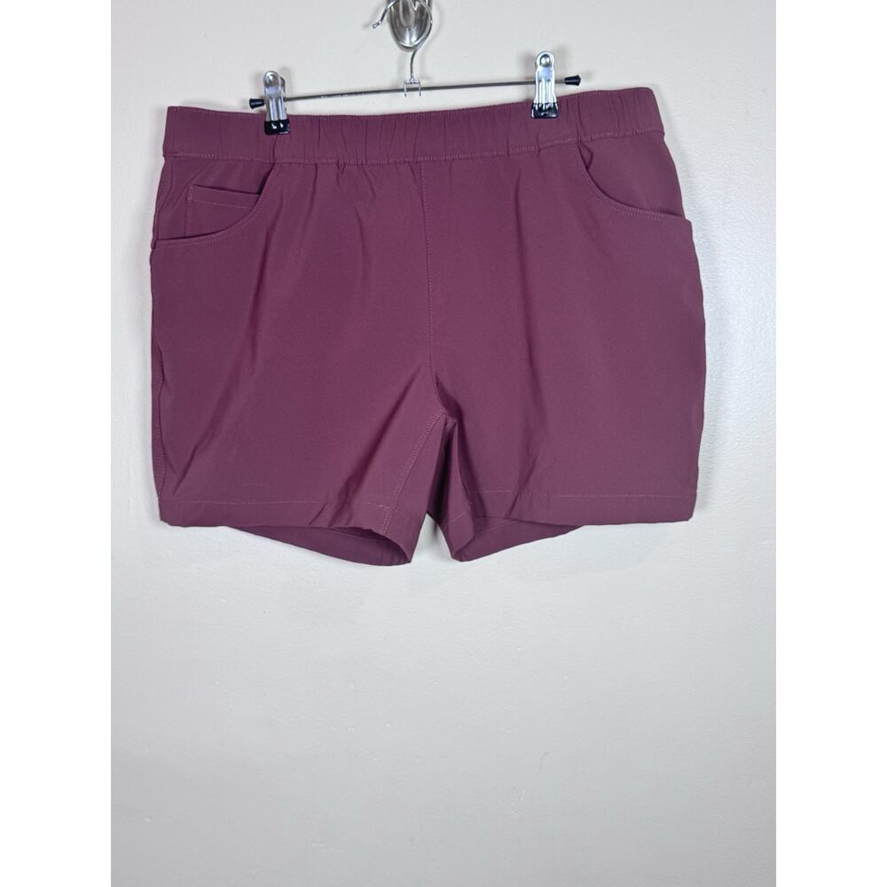 Eddie Bauer Womens Shorts Size 14 Hiking 5 in Outdoor Athletic Stretch